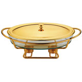 蛋形暖座连架（金器）