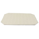 VANDA 长方八角树皮纹西餐垫（反面绿色珠纹布）