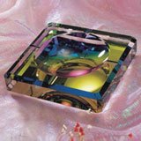 Ashtray 镀彩方形烟缸